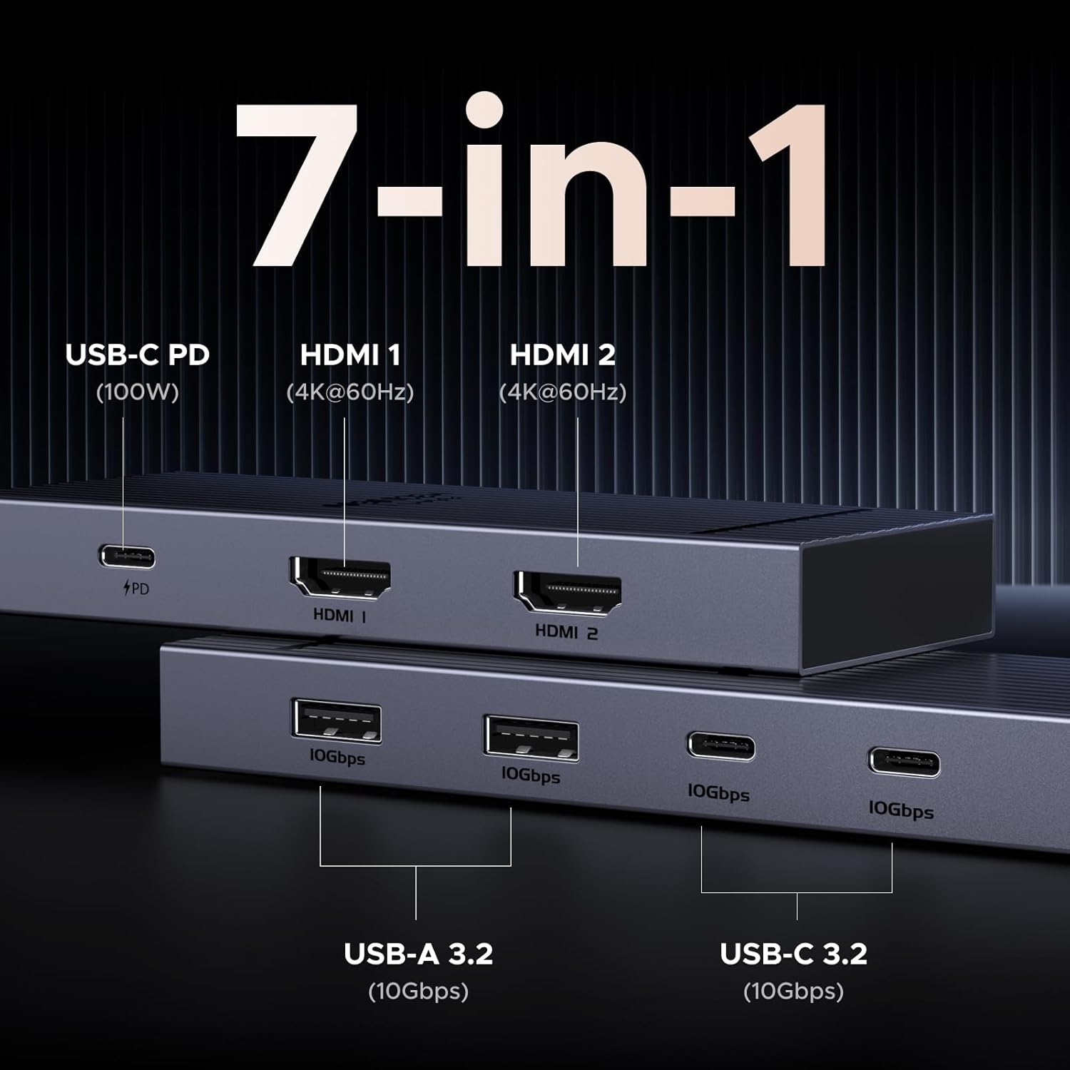 UGREEN Revodok Pro 7 in 1 Docking Station