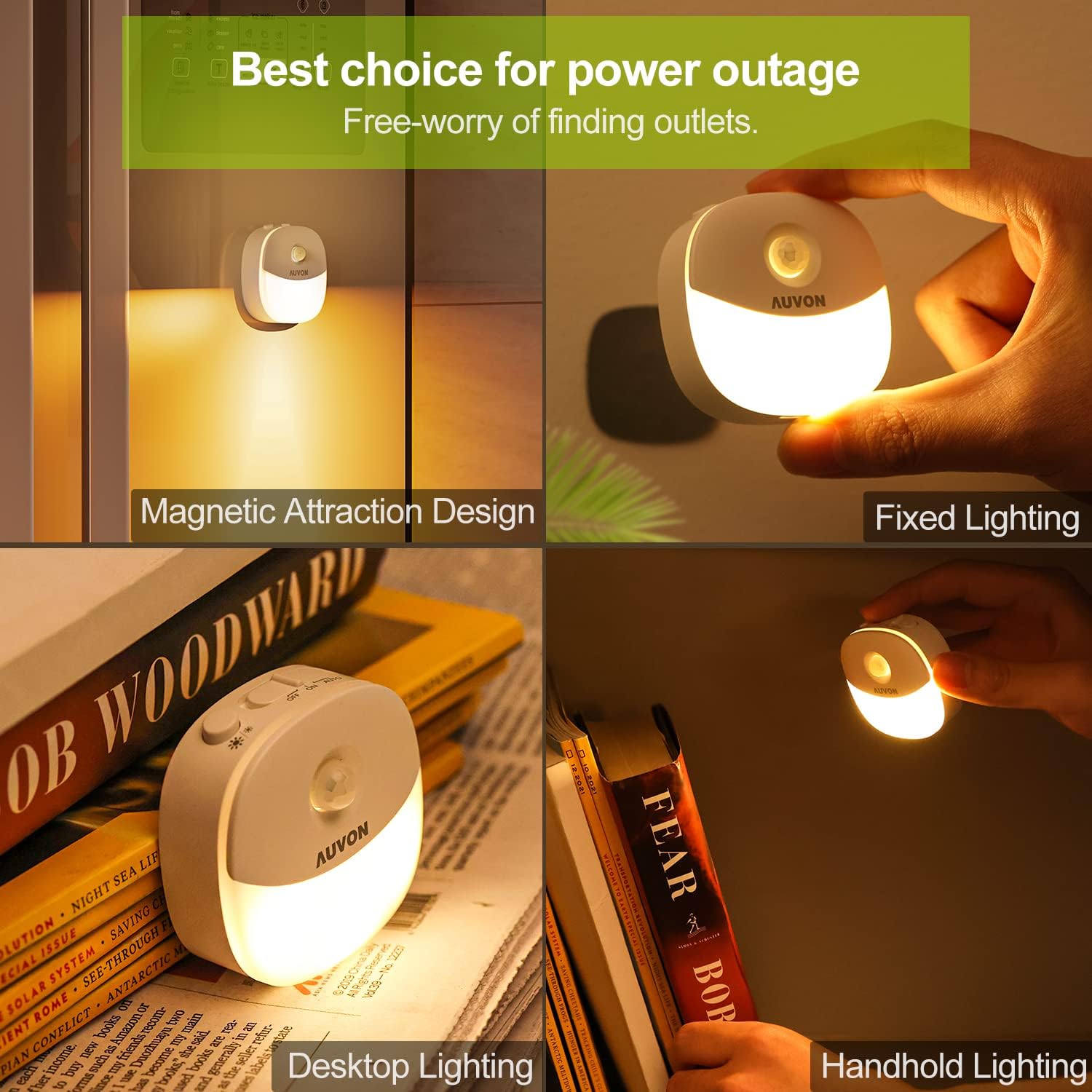 Rechargeable Magnetic Motion Sensor Night Lights