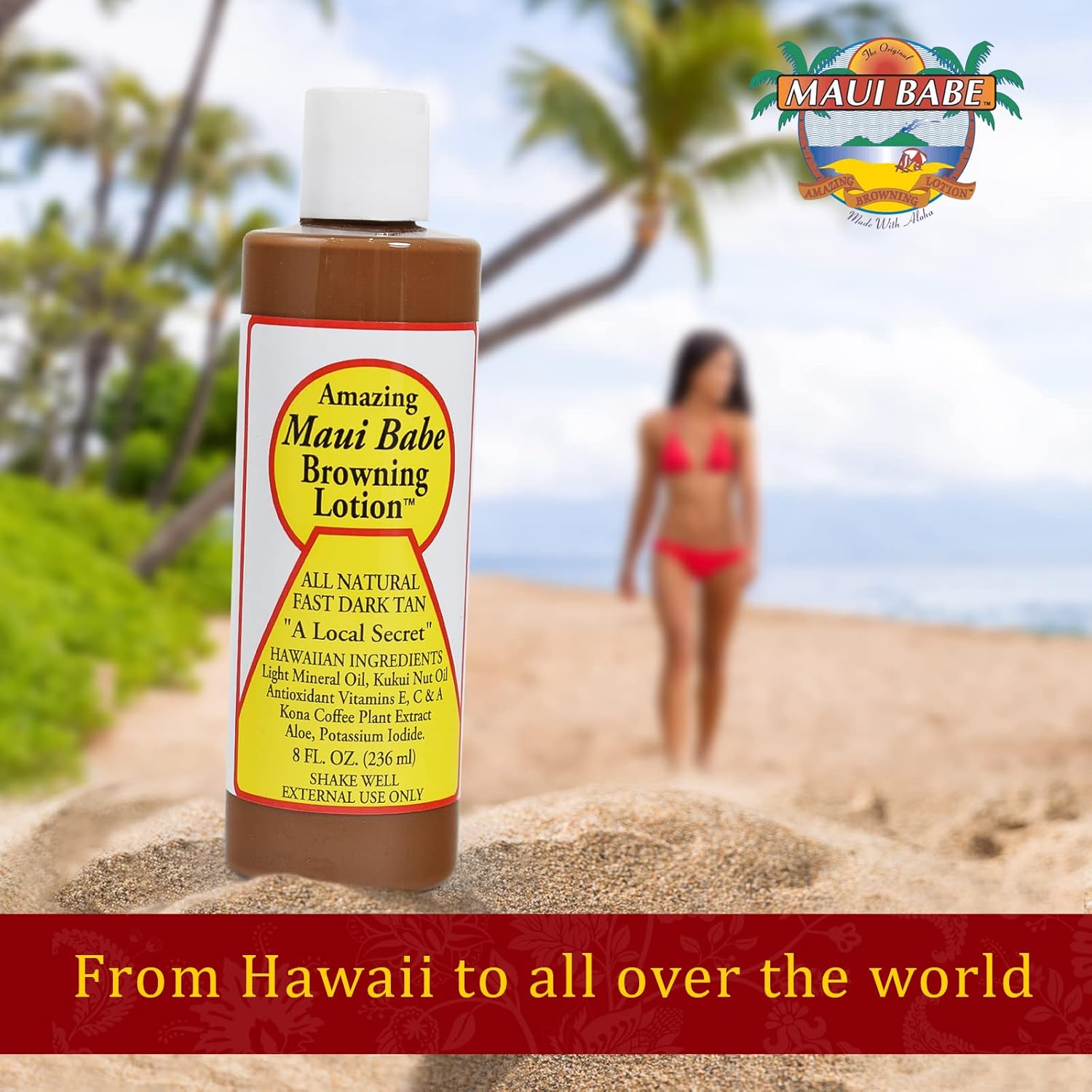 Maui Babe Browning Lotion 8 Ounces