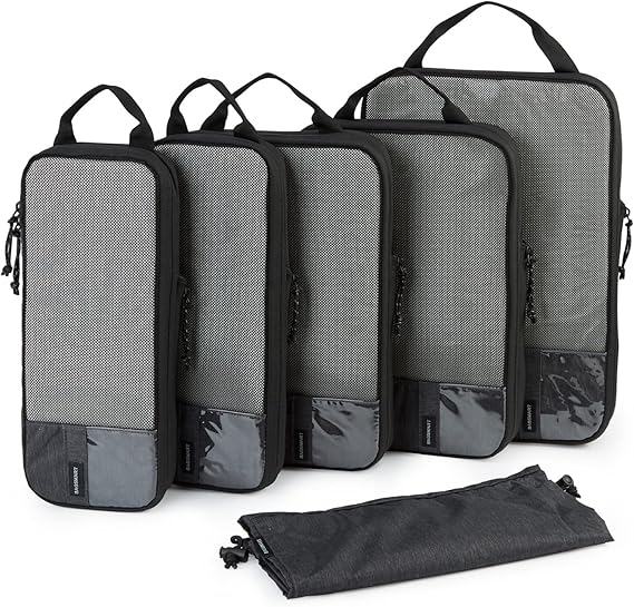 6 Pack compression packing cubes