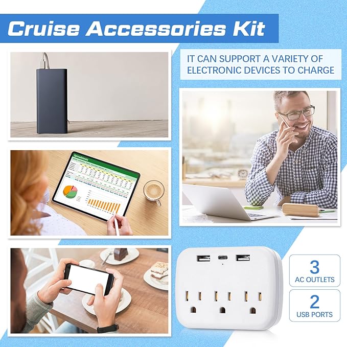 18-piece cruise accessory set