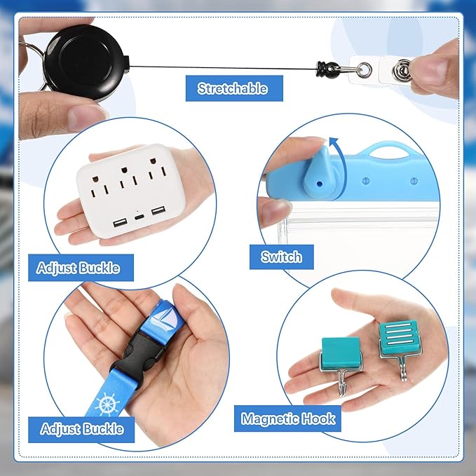 18-piece cruise accessory set